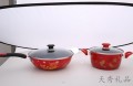 高温珐琅搪瓷炒锅套装