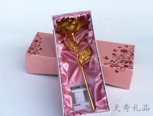 24k金箔玫瑰花金玫瑰